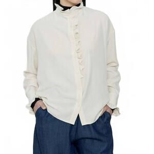 NEW DIARTE ella shirt in raw white
